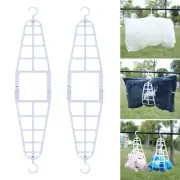 Adjustable Clothes Hanger Multifunctional Shoes Drying Rack