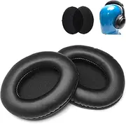 Voarmaks Ear Pads Foam Cushion Covers Compatible with Taotronics TT-BH22 TT BH22 Headphone Thick EarPad Headset Earmuff Replacement (Leather)