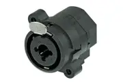 Neutrik NCJ5FI-H 3 Pole XLR Female Receptacle w/ 1/4" Mono Jack PCB - 1320