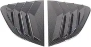 Compatible For Mazda MX-5 2016-2023 Car Rear Glass Window Triangle Blinds Louvers Cover Protector Stickers ABS Shutter (hardtop Version)(Carbon fiber)