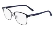 New Salvatore Ferragamo SF-2225 021 Light Ruthenium & Blue Eyeglasses 53/18/150