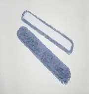 QTY-2 Skilcraft Inhibitor Anti-Microbial Blue Dust Mop Head, Fits 5” X 48” Frame