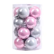 16x Shatterproof Christmas Balls Xmas Tree Baubles Hanging Ornaments Party Decor
