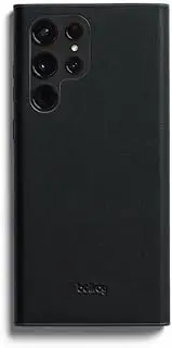 [Bellroy] Leather Case for S22 Ultra – (Leather Samsung Phone Case) - Black