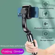 Gimbal Stabilizer Selfie Stick Foldable WirelessTripod Bluetooth Shutter Monopod