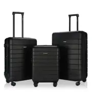 3PCS Suitcase Luggage Sets Carry On Suitcase Luggage 15 years Warranty TSA Lock