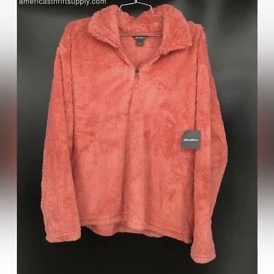 Eddie Bauer Women's Red Long Sleeve Pullover Jacket - Size L
