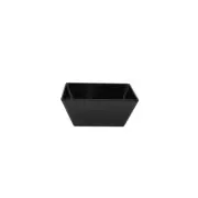 Melamine Square Bowl Black 240x100mm Ryner Commercial Plastic Serving Soup Bowls