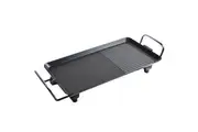 OZNALA Electric Up to 2000W BBQ Grill Teppanyaki Non-stick Hot Plate Griddle Smokeless