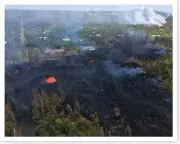 Kilauea Volcano Active Fissure in Leilani Estates 2018 Silver Halide Photo