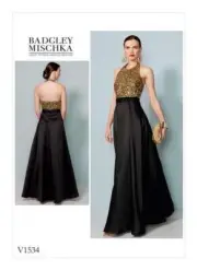 Vogue Sewing Pattern 1534 Misses Lined Dress Size 14-22 Uncut
