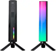 Mellisso 1Set 200 RGB LED Soft Light Tube Light Handheld Photography Stick Portable Video Fill Handheld Handheld LED Light Stick Black