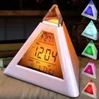 Night Light Digital Number Clock Thermometer Meter Alarm Clock Bedside Clocks