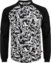 [BOCOMAL] FR Shirts 6oz Lightweight Flame Resistant Long Sleeve Henley Shirt Fire Retardant Workwear NFPA2112 CAT2
