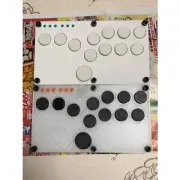 Arcade stick leverless controller and wingman