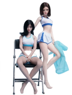 1/6 Female Body Seamless Action Figure Slim Asian Pale For 12inch Doll Model