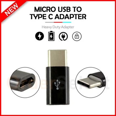 Micro USB Female to Type-C Male OTG Connector Adapter for Sony Xperia 1 VI/10 VI