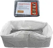 Cat Litter Bags - 10 Cat Litter Bags with Filter Net and Drawstring | Reusable Litter Tray Liners, Thick Scratch Resistant Cat Litter Bags by co