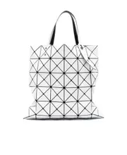 Lucent geometric-pattern shoulder bag One size White