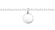 Sterling Silver Circle Anklet