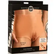 Master Series Pussy Panties Silicone Vagina+Ass Panties Transgender - Large