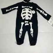 Carter's Baby One Piece Bib Glow In The Dark Love My Mummy Skeleton Haloween