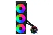 Lian Li Hydroshift II LCD-C 360CL 360mm RGB AIO CPU Cooler - Black (GHS2LCD36RB)