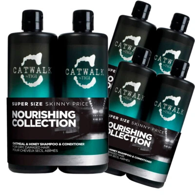 Tigi Catwalk Oatmeal & Honey Shampoo and Conditioner 3 SETs 25.36 Oz