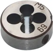 M5 Metric Right Hand Screw Thread Round Die Tool Pitch M5×0.8 Pitch Gauge Thread