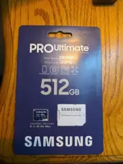 Saumsung PRO Ultimate 512GB microSDXC U3 UHS-I Memory Card MB-MY512SA/AM