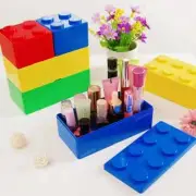 Building Blocks Storage Box Makeup Cosmetic Box Space Saving Office Storage Box