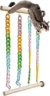 Hamster Cage Climbing Toys | Pet Swing Rack - Small Animal Climbing Toys for Sugar Glider Play Exercise Boredom, Cage Accessories