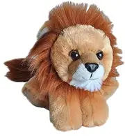 Wild Republic 16237 Lion Plush, Stuffed Animal, Plush Toy, Gifts for Kids, Hug'ems 7', Brown