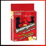 英文紙牌遊戲 SCATTERGORIES THE CARD GAME 有趣的,美好多彩的遊戲