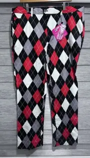 Royal & Awesome Golf Pants diamonds in the rough Mens 40x30 NWT
