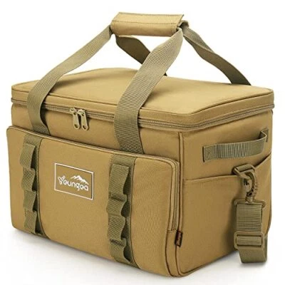 Soft Insulated Cooler Bag 48-Can Leakproof Soft Sided Cooler Large Collapsibl