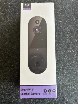 SHARKPOP 1080p Smart Wireless Video Doorbell Camera, Chime Ringer Included