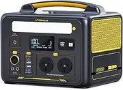 VTOMAN Jump 600X Portable Power Station 600W - 299Wh Solar Generator LiFePO4 Battery Power Station with 2x Pure Sine Wave 600W (Surge 1200W) AC Outlet, PD 60W USB-C, 3x 12V/10A DC, Expandable Capacity