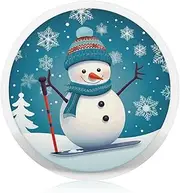 Chopping Blocks, Lovely Snowman Printed Chopping Block,fruit Chopping Block,thickened Chopping Block,round Chopping Block