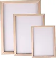 Paper Making Supplies, Paper Making Screen, 3PCS 3 Sizes Mould and Deckle for, Wooden Frames for Crafts