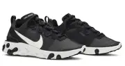 Nike React Element 55 Running Shoes Black/White Men 8.5/ Woman 10