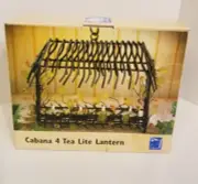 Amici Cabana 4 Tea Lite Lantern NIP NOS DEADSTOCK