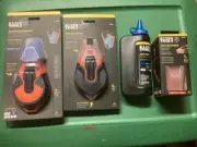 Klein Retractable manual Chalk Line CHLK100 CHLK50B CHLK00R CHLK14B with chalk