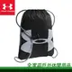 【全家遊戶外】㊣ Under Armour 美國 UA Under Armour Ozsee輕便鞋袋 黑/鋼鐵灰 1240539-001/後背袋 快乾 束口袋 運動 背袋 出國旅行