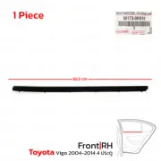 Fits Toyota Hilux Vigo MK7 4Dr 2004 - '14 Rear Rh Inner Weatherstrip Door Belt