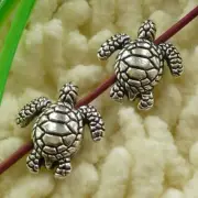 90 Pcs Tibetan Silver Tortoise Spacers 18X16MM S2867 DIY Jewelry Making