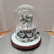 Bradford Exchange The Harry Potter HOGWARTS Rotating Musical Snow Globe New