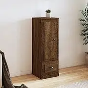 Generic Highboard Brown Oak 36x35.5x103.5 cm Engineered Wood,816311