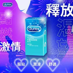 【Durex杜蕾斯】激情裝衛生套3入(保險套/保險套推薦/衛生套/安全套/避孕套/避孕)