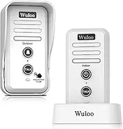 Wireless Intercom Doorbell Chime for Home Intercomunicador (1T1 White)